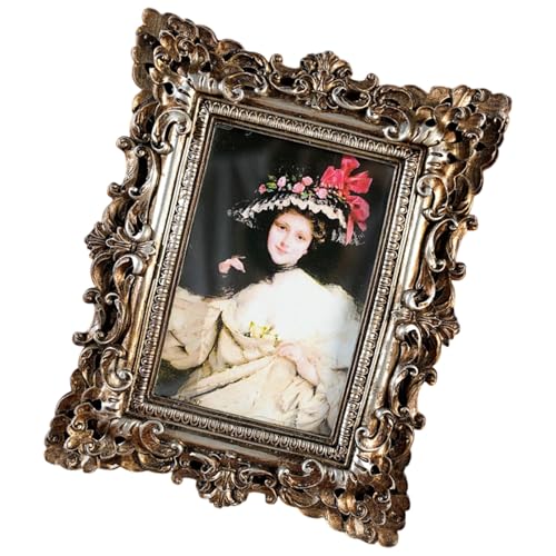 Maigridy Antiker kunstvoller Bilderrahmen für Tischplatte und Wand, Vintage-Bilder, dekorative Bilderrahmen, Heimdekoration, Vintage-Bild Maigridy Antiker kunstvoller Bilderrahmen für Tischplatte und Wand, Vintage-Bilder, dekorative Bilderrahmen, Heimdekoration, Vintage-Bild von Maigridy