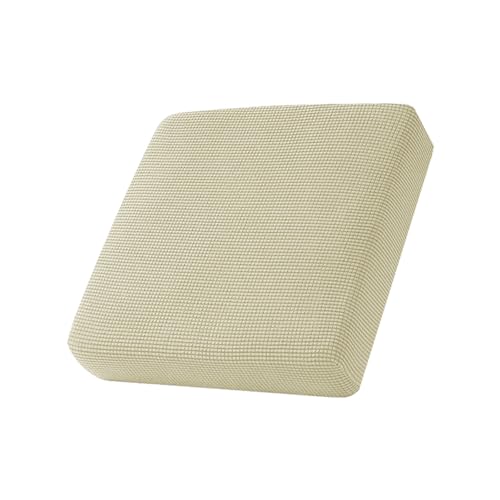 Maigridy Dehnbarer Sofakissen-Schonbezug, maschinenwaschbar, Couchkissenhülle, Polyesterstoff, für Wohnzimmer, einfarbig, elastisches Sofa-Sitzpolster von Maigridy