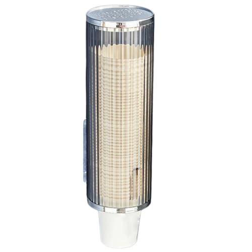 Maigridy Funktionaler Becherspender, effiziente und staubdichte Aufbewahrungsregale, multifunktionaler Ständer für effiziente Einwegbecher von Maigridy