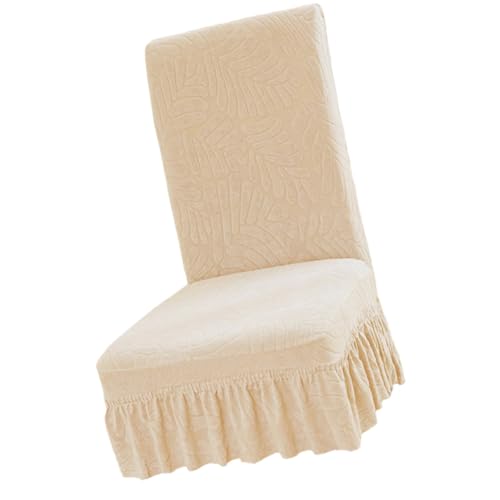 Maigridy Hochdehnbare, wasserabweisende Stuhlhussen für verschiedene Stühle, einfache Montage, Jacquard-Fleece-Bezug für Zuhause, Hotel, elastische Stuhlhussen Maigridy Hochdehnbare, wasserabweisende Stuhlhussen für verschiedene Stühle, einfache Montage, Jacquard-Fleece-Bezug für Zuhause, Hotel, elastische Stuhlhussen von Maigridy