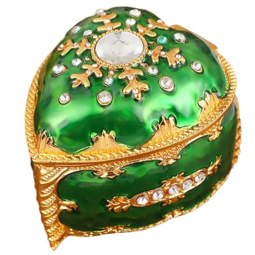 Maigridy Luxuriöser Schmuck-Organizer in Herzform für Frauen, elegante Ringbox mit Samt, Innenseite, Zink Legierung, Schmuck-Aufbewahrungskoffer für Diamanten Maigridy Luxuriöser Schmuck-Organizer in Herzform für Frauen, elegante Ringbox mit Samt, Innenseite, Zink Legierung, Schmuck-Aufbewahrungskoffer für Diamanten von Maigridy