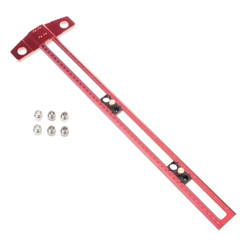 Multifunktionales T-förmiges Markierungslehre, Positionierungslineal für genaue Messungen bei Tischlerei und Bastelprojekten, Messwerkzeug aus Aluminiumlegierung Multifunktionales T-förmiges Markierungslehre, Positionierungslineal für genaue Messungen bei Tischlerei und Bastelprojekten, Messwerkzeug aus Aluminiumlegierung von Maigridy