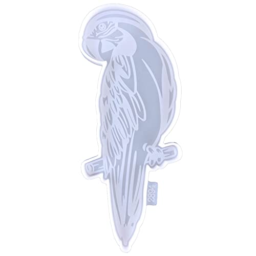 Papageien-Tropfenform mit Blume, Wasser, Kaffeepad, runde Silikonform für Harz Papageien-Tropfenform mit Blume, Wasser, Kaffeepad, runde Silikonform für Harz von Maigridy