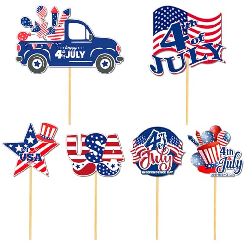 Set mit 6 Flaggen für den Unabhängigkeitstag, verleihen Ihrer Feier einen festlichen Touch mit diesen Dekorationen für drinnen und draußen, verwenden Sie Festivalatmosphäre Set mit 6 Flaggen für den Unabhängigkeitstag, verleihen Ihrer Feier einen festlichen Touch mit diesen Dekorationen für drinnen und draußen, verwenden Sie Festivalatmosphäre von Maigridy