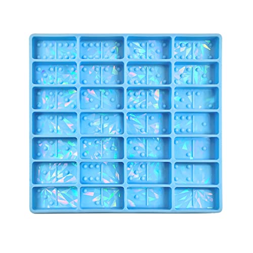 Silikonform für Domino-Figuren mit Licht und Schatten, geeignet für Epoxidharz, Schmuckherstellung, Heimdekoration, Ornamentform Silikonform für Domino-Figuren mit Licht und Schatten, geeignet für Epoxidharz, Schmuckherstellung, Heimdekoration, Ornamentform von Maigridy