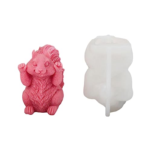 Silikonform mit großem Schwanz, Eichhörnchenform, Harz, Epoxidharz, Bastelbedarf, Form für Fondant, Kuchendekorationen Silikonform mit großem Schwanz, Eichhörnchenform, Harz, Epoxidharz, Bastelbedarf, Form für Fondant, Kuchendekorationen von Maigridy