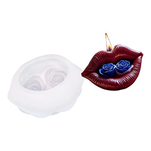Silikonformen für Rosenlippen, Epoxidharz, Bastelgussteile für die Herstellung von Rosen, Lippen, Blumen, Silikon, Ornament, Epoxidharz Silikonformen für Rosenlippen, Epoxidharz, Bastelgussteile für die Herstellung von Rosen, Lippen, Blumen, Silikon, Ornament, Epoxidharz von Maigridy