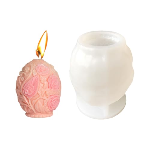 Silikonformen in Tulpeneier-Form, Ornamentguss, Ostern, Pflaster, Bastelbedarf, Ostern, Silikon-Eier, Gips, Gießen von Maigridy