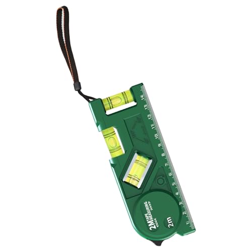 Winkelmesser Horizontales Vertikales Blasenmesswerkzeug mit Maßband Levels Lineal Holzbearbeitung Ebenen Messgerät Oberflächen Befestigung von Maigridy
