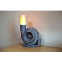 Laderlampe Turbo Lampe Turbolader Turbolampe Inklusive Led Flamme Deko von MaikSoellner3D