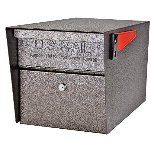 Mail Boss 7508 Curbside Mail Manager Sicherheitsbriefkasten mit Schloss, Bronze von Mail Boss