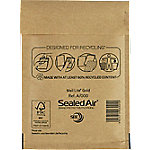 Mail Lite Luftpolster-Versandtaschen A/000 110 (B) x 160 (H) mm Abziehstreifen Goldgelb 10 Stück von Mail Lite