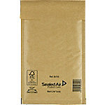 Mail Lite Luftpolster-Versandtaschen B/00 120 (B) x 210 (H) mm Abziehstreifen Goldgelb 100 Stück von Mail Lite