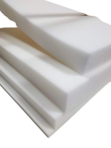 mail2mail Glatt Schaumstoff Mit Selbstklebend Dämmung Schallschutz (100x50x4 Weiß) - Schaumstoff der Güteklasse R25/S44 - Made in Germany von Mail2Mail