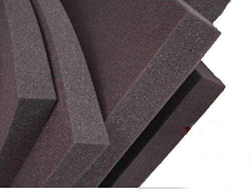 mail2mail Glatt Schaumstoff SELBSTKLEBEND FOLIE Dämmung Schallschutz Flammhemmend MVSS302d akustik (5 cm, 100 x 50 cm) von Mail2Mail