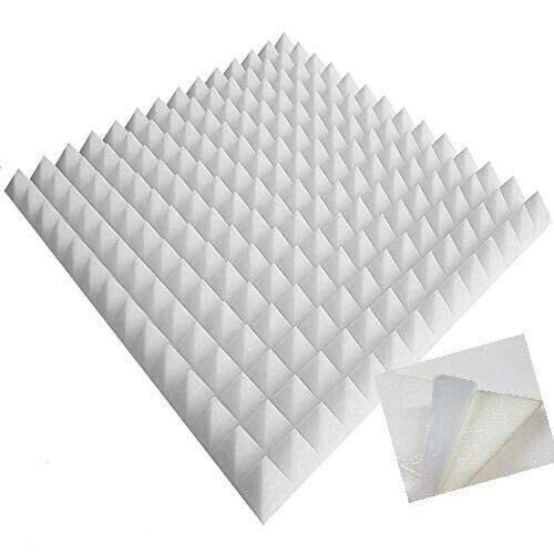 Pyramiden mail2mail Schaumstoff Akustik Dämmung Nop,penschaum Pyramiden ca. 100x50x5cm Weiß Mit Selbstklebend Pyramiden mail2mail Schaumstoff Akustik Dämmung Nop,penschaum Pyramiden ca. 100x50x5cm Weiß Mit Selbstklebend von Mail2Mail