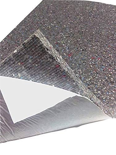 mail2mail Verbundschaum RG140 Flammhemmend nach MVSS302 - Schaumstoff SELBSTKLEBEND Dämmung Akustik Schallschutz 100 x 200 x 1 cm von mail2mail