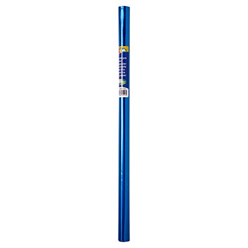 Maildor 95513C Rolle Aluminiumpapier (beidseitig, 80 x 50cm, 90g, ideal für Handarbeiten, wie Dekorationen) 1 Rolle, dunkelblau von Clairefontaine