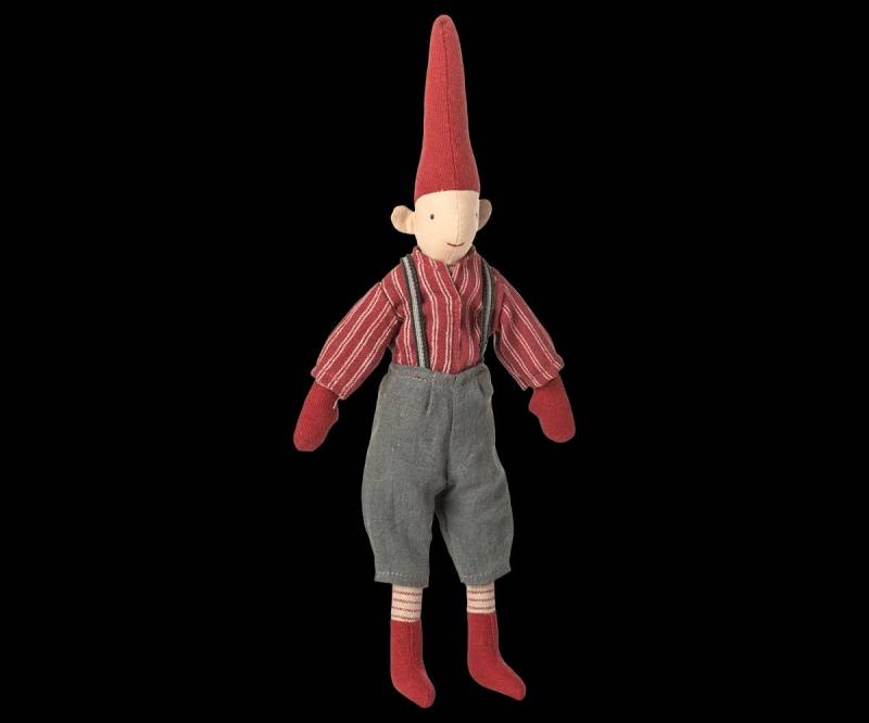 Maileg Weihnachtsfigur Maileg Pixy Weihnachtswichtel 31cm size 2, Adventsdeko von Maileg