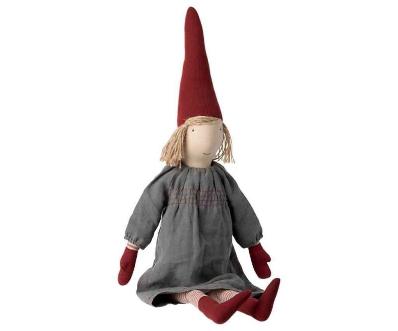 Maileg Weihnachtsfigur Maileg Pixy Weihnachtswichtel 83cm size 5, Adventsdeko von Maileg