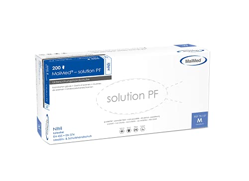 MAIMED solution PF Handsch. puderfrei M white 200 St von Maimed