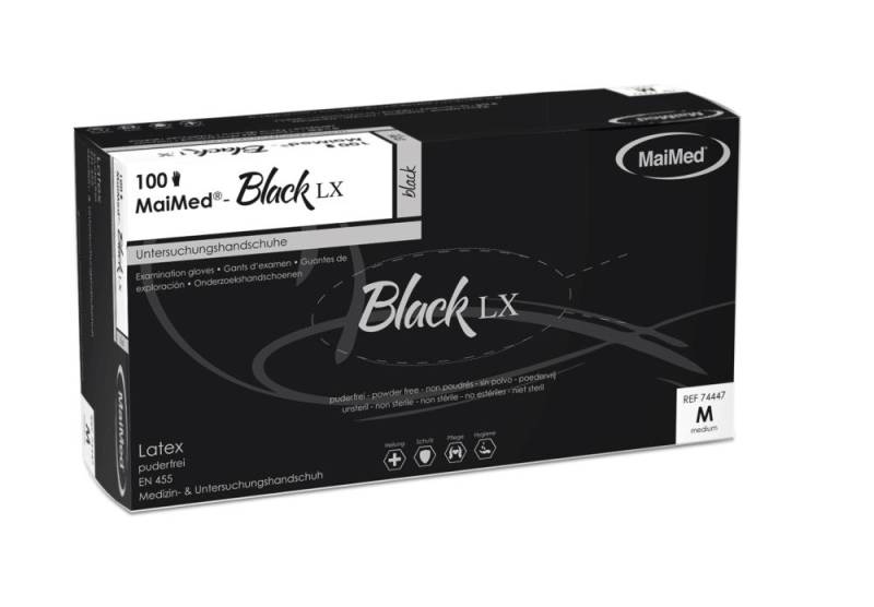 MaiMed Einmalhandschuhe Black Latex Größe S MaiMed Einmalhandschuhe Black Latex Größe S von MaiMed