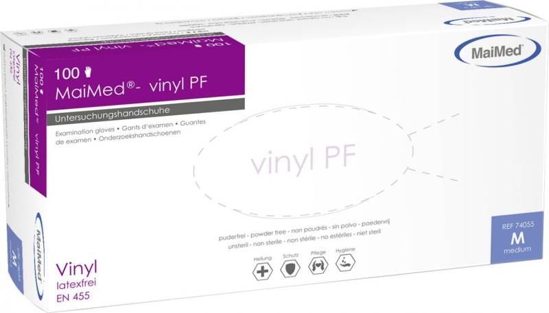 MaiMed Einmalhandschuhe Vinyl Größe M von MaiMed