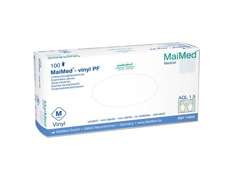 MaiMed Einmalhandschuhe Vinyl Größe XL von MaiMed