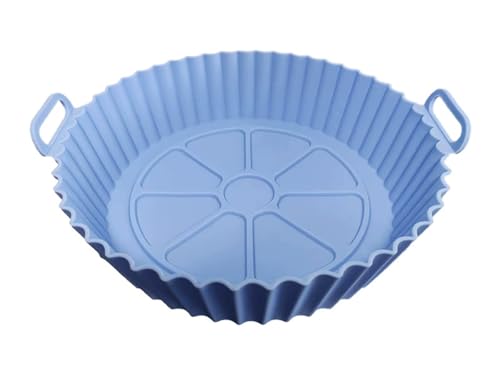 2PCS Silikon-Innenauskleidung für Heißluftfritteusen mit Griffen Wiederverwendbare antihaftbeschichtete Backbleche Geeignet für Backöfen und Heißluftfritteusen Lebensmitteltaugliches Kochzubehör von Maimeili