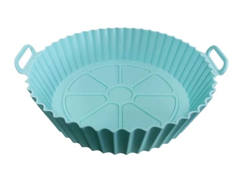 2PCS Silikon-Innenauskleidung für Heißluftfritteusen mit Griffen Wiederverwendbare antihaftbeschichtete Backbleche Geeignet für Backöfen und Heißluftfritteusen Lebensmitteltaugliches Kochzubehör 2PCS Silikon-Innenauskleidung für Heißluftfritteusen mit Griffen Wiederverwendbare antihaftbeschichtete Backbleche Geeignet für Backöfen und Heißluftfritteusen Lebensmitteltaugliches Kochzubehör von Maimeili