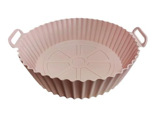 2PCS Silikon-Innenauskleidung für Heißluftfritteusen mit Griffen Wiederverwendbare antihaftbeschichtete Backbleche Geeignet für Backöfen und Heißluftfritteusen Lebensmitteltaugliches Kochzubehör 2PCS Silikon-Innenauskleidung für Heißluftfritteusen mit Griffen Wiederverwendbare antihaftbeschichtete Backbleche Geeignet für Backöfen und Heißluftfritteusen Lebensmitteltaugliches Kochzubehör von Maimeili