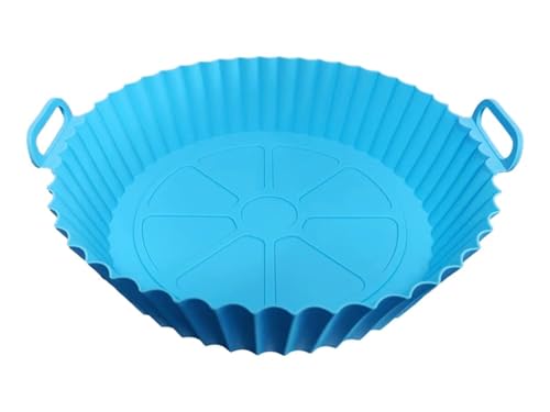 2PCS Silikon-Innenauskleidung für Heißluftfritteusen mit Griffen Wiederverwendbare antihaftbeschichtete Backbleche Geeignet für Backöfen und Heißluftfritteusen Lebensmitteltaugliches Kochzubehör 2PCS Silikon-Innenauskleidung für Heißluftfritteusen mit Griffen Wiederverwendbare antihaftbeschichtete Backbleche Geeignet für Backöfen und Heißluftfritteusen Lebensmitteltaugliches Kochzubehör von Maimeili