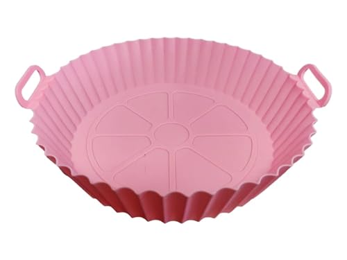 2PCS Silikon-Innenauskleidung für Heißluftfritteusen mit Griffen Wiederverwendbare antihaftbeschichtete Backbleche Geeignet für Backöfen und Heißluftfritteusen Lebensmitteltaugliches Kochzubehör 2PCS Silikon-Innenauskleidung für Heißluftfritteusen mit Griffen Wiederverwendbare antihaftbeschichtete Backbleche Geeignet für Backöfen und Heißluftfritteusen Lebensmitteltaugliches Kochzubehör von Maimeili