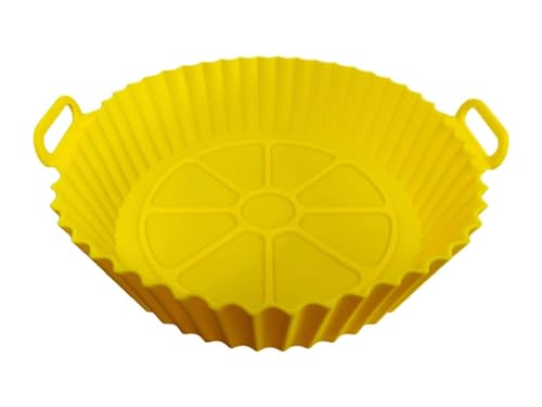 2PCS Silikon-Innenauskleidung für Heißluftfritteusen mit Griffen Wiederverwendbare antihaftbeschichtete Backbleche Geeignet für Backöfen und Heißluftfritteusen Lebensmitteltaugliches Kochzubehör 2PCS Silikon-Innenauskleidung für Heißluftfritteusen mit Griffen Wiederverwendbare antihaftbeschichtete Backbleche Geeignet für Backöfen und Heißluftfritteusen Lebensmitteltaugliches Kochzubehör von Maimeili