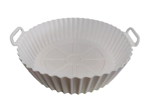 2PCS Silikon-Innenauskleidung für Heißluftfritteusen mit Griffen Wiederverwendbare antihaftbeschichtete Backbleche Geeignet für Backöfen und Heißluftfritteusen Lebensmitteltaugliches Kochzubehör 2PCS Silikon-Innenauskleidung für Heißluftfritteusen mit Griffen Wiederverwendbare antihaftbeschichtete Backbleche Geeignet für Backöfen und Heißluftfritteusen Lebensmitteltaugliches Kochzubehör von Maimeili