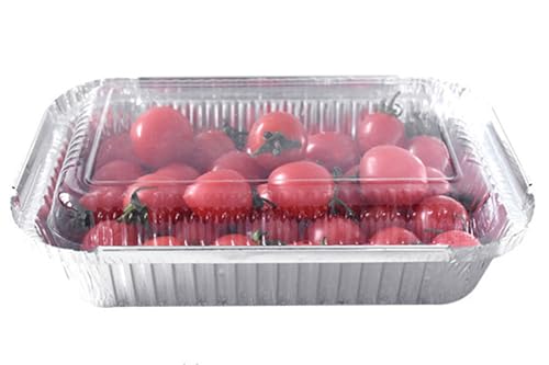 30PCS Einweg-Aluminiumfolien-Lunchboxen Verpackung für Fast Food zum Mitnehmen Geeignet zum Backen Kochen Aufbewahren und Einfrieren Vielseitige Aluminiumfolie Praktisch und bequem von Maimeili