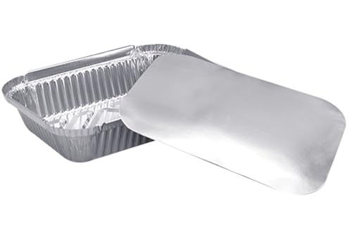 30PCS Einweg-Aluminiumfolien-Lunchboxen Verpackung für Fast Food zum Mitnehmen Geeignet zum Backen Kochen Aufbewahren und Einfrieren Vielseitige Aluminiumfolie Praktisch und bequem von Maimeili