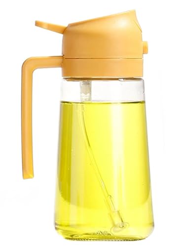470 ml Zwei-in-Eins-Sprühflasche Integrierter Olivenölzerstäuber und Flasche zur Dosierung von Speiseöl Zur Verwendung in der Küche für Heißluftfritteusen Salate 470 ml Zwei-in-Eins-Sprühflasche Integrierter Olivenölzerstäuber und Flasche zur Dosierung von Speiseöl Zur Verwendung in der Küche für Heißluftfritteusen Salate von Maimeili