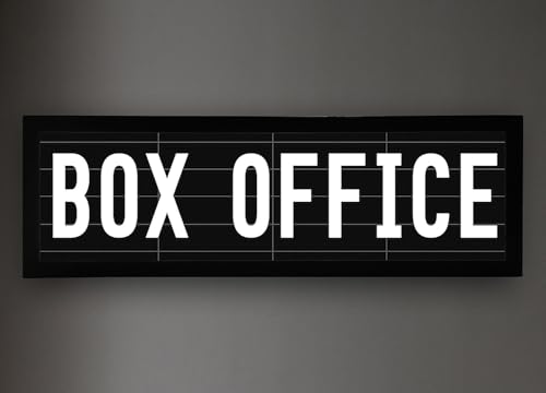 BOX OFFICE RGB LED Neon Leuchtkasten mit Fernbedienung Wand montierbar Pulsierende Studio Warnschild Beleuchtete Lichter Schild für Kino Bibliotheken Cafés Home Wall Decor USB Powered BOX OFFICE RGB LED Neon Leuchtkasten mit Fernbedienung Wand montierbar Pulsierende Studio Warnschild Beleuchtete Lichter Schild für Kino Bibliotheken Cafés Home Wall Decor USB Powered von Maimeili