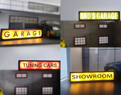 DAD'S GARAGE RGB LED Neon Leuchtkasten mit Fernbedienung Wand montierbar Pulsierende Studio Warnschild Beleuchtete Lichter Schild für Kino Bibliotheken Cafés Home Wall Decor USB Powered DAD'S GARAGE RGB LED Neon Leuchtkasten mit Fernbedienung Wand montierbar Pulsierende Studio Warnschild Beleuchtete Lichter Schild für Kino Bibliotheken Cafés Home Wall Decor USB Powered von Maimeili