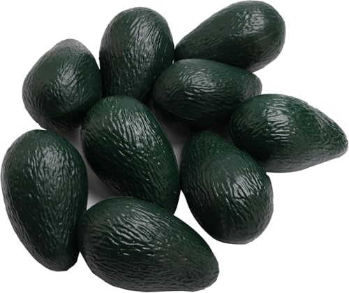 Maimeili 6 PCS Gefälschte Künstliche Kunstrumente Mit Hoher Nachahmung Von Früchten Dekoration Lebensechter Faux Avocado Für Hausküche Esstisch Dekor Fotografie Requisite von Maimeili