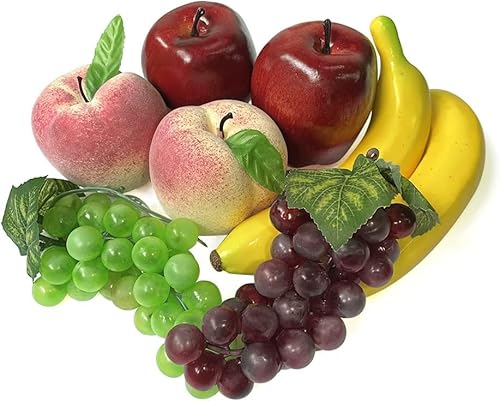 Maimeili 8 PCS Gefälschte Künstliche Kunstrumente Mit Hoher Nachahmung Von Früchten Dekoration Lebensechter Faux Fruchtkombination Für Hausküche Esstisch Dekor Fotografie Requisite Maimeili 8 PCS Gefälschte Künstliche Kunstrumente Mit Hoher Nachahmung Von Früchten Dekoration Lebensechter Faux Fruchtkombination Für Hausküche Esstisch Dekor Fotografie Requisite von Maimeili