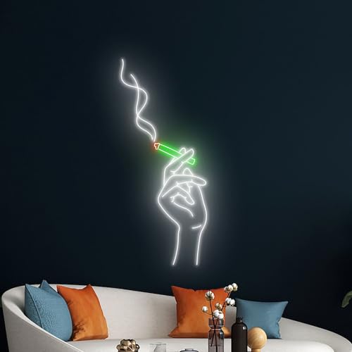 Rauch Hände Unkraut Shop Highway 420 Grün Cannabis Blatt LED Neon Schild für Wanddekoration USB verstellbare Helligkeit Wohnzimmer Bars Pub Club Versammlungen Kunst Wanddekoration Rauch Hände Unkraut Shop Highway 420 Grün Cannabis Blatt LED Neon Schild für Wanddekoration USB verstellbare Helligkeit Wohnzimmer Bars Pub Club Versammlungen Kunst Wanddekoration von Maimeili
