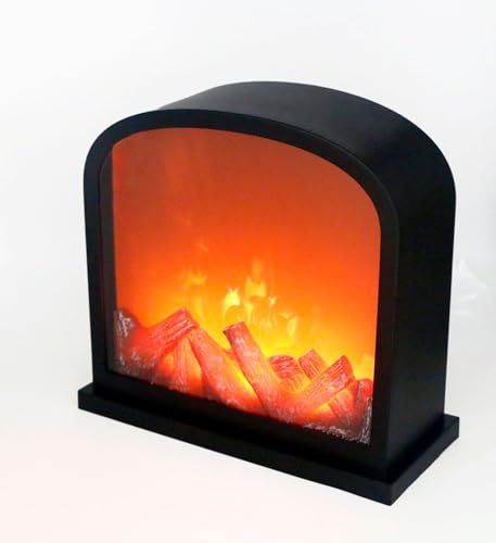 Simulierte LED Kamin Laterne USB & Akku betrieben Flammenloses Licht mit Simulation Flamme Tisch Dekorative Lampe Mini Kamin Ornament für gemütliche Heimdekor Freistehende elektrische Holzberner Simulierte LED Kamin Laterne USB & Akku betrieben Flammenloses Licht mit Simulation Flamme Tisch Dekorative Lampe Mini Kamin Ornament für gemütliche Heimdekor Freistehende elektrische Holzberner von Maimeili