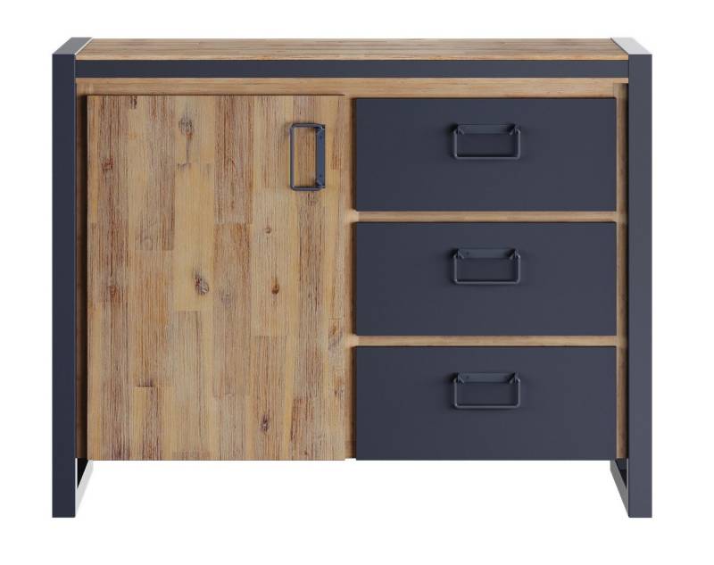 Main Möbel Kommode Sideboard Kommode 104x80cm Akazie Metall Montreux von Main Möbel