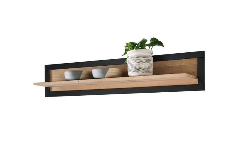Main Möbel Wandregal Wandboard Regal 170cm Wildeiche geölt Bergamo von Main Möbel