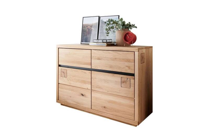 Main Möbel Anrichte Sideboard Kommode 120x85cm Wildeiche geölt Bergamo von Main Möbel