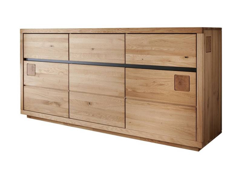 Main Möbel Anrichte Sideboard Kommode "Bergamo" 175x85cm Wildeiche massiv geölt von Main Möbel