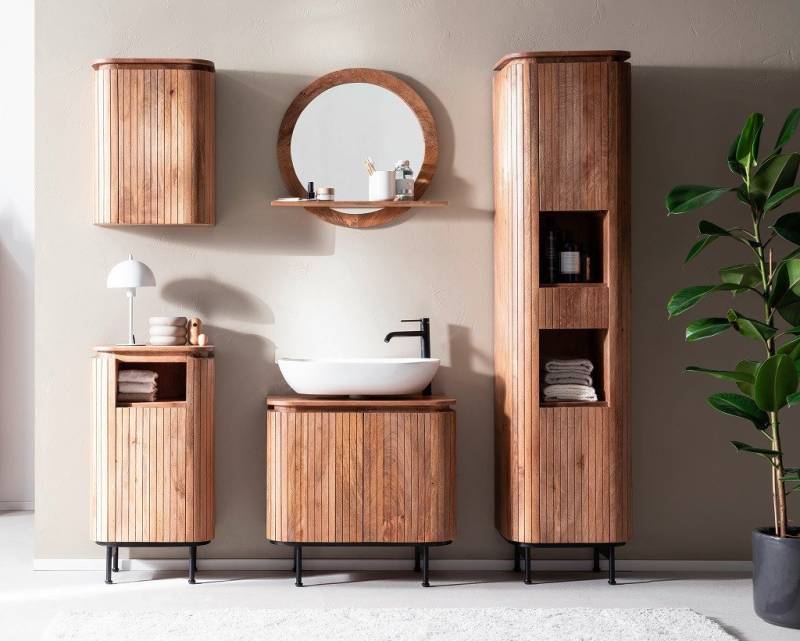 Main Möbel Badmöbel-Set Bad komplett 5-tlg. 'New Orleans' Mango honigfarben Main Möbel Badmöbel-Set Bad komplett 5-tlg. 'New Orleans' Mango honigfarben von Main Möbel