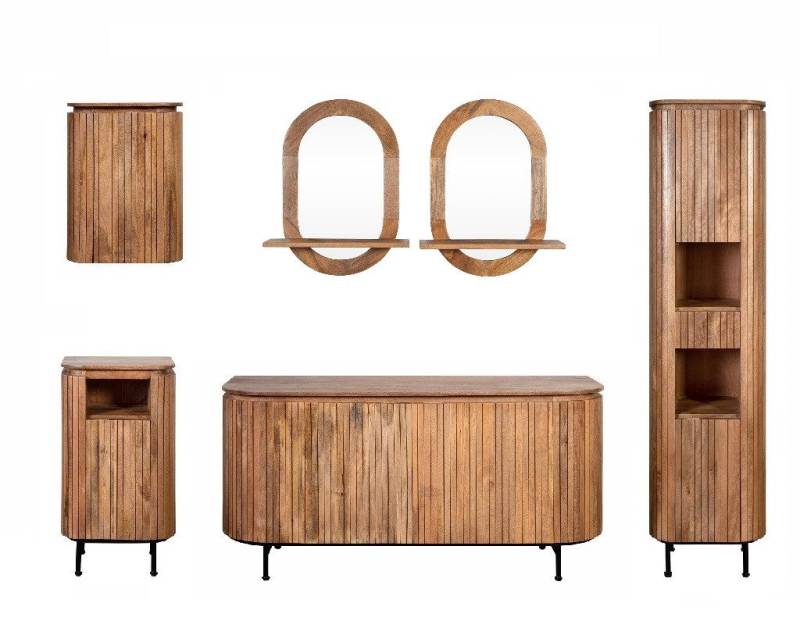 Main Möbel Badmöbel-Set Bad komplett 6-tlg. 'New Orleans' Mango honigfarben Main Möbel Badmöbel-Set Bad komplett 6-tlg. 'New Orleans' Mango honigfarben von Main Möbel